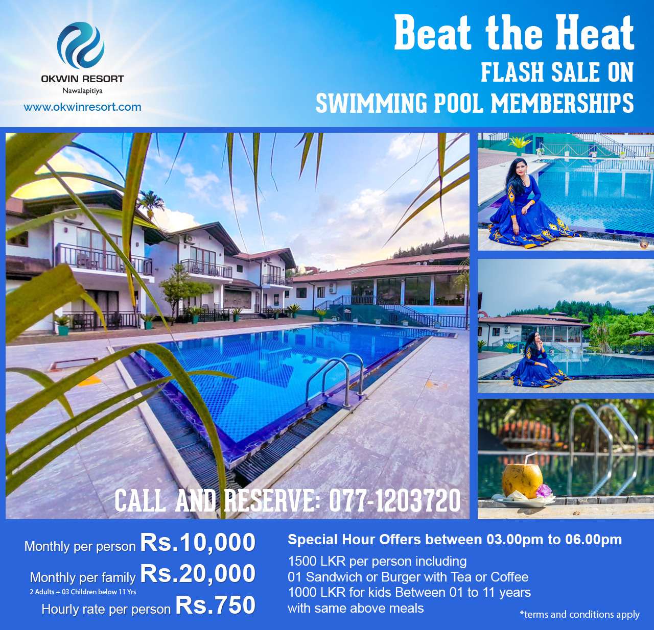 okwin resort special offer for Pool