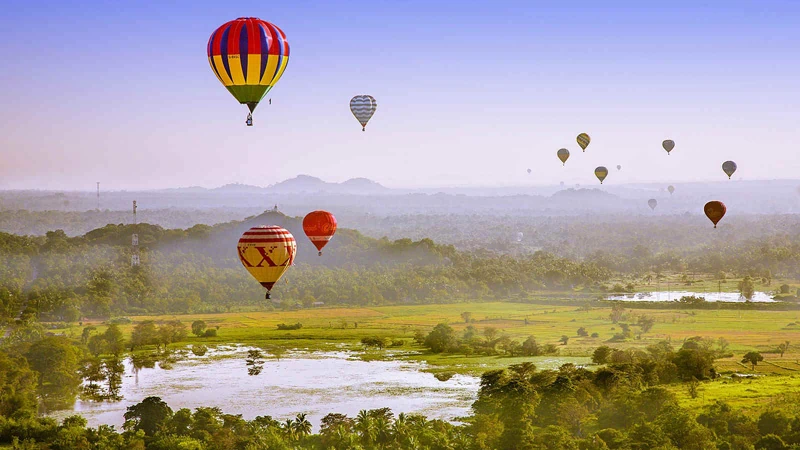 Hot air balloon ride Sri Lanka